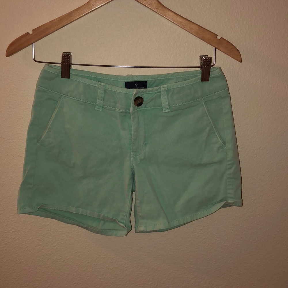 Light green short